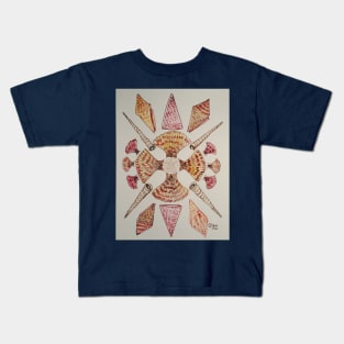 Seashell Mandala Kids T-Shirt